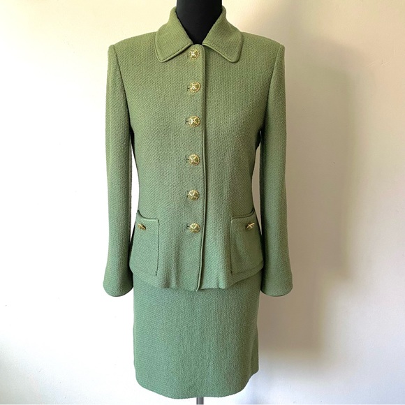 St. John Dresses Vintage St John Couture Tweed Dress And Blazer